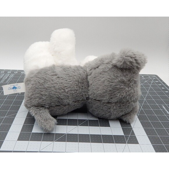 Hug Fun Gray Schnauzer Dog Puppy Plush Stuffed Animal XOXO Heart Valentine - Picture 11 of 11